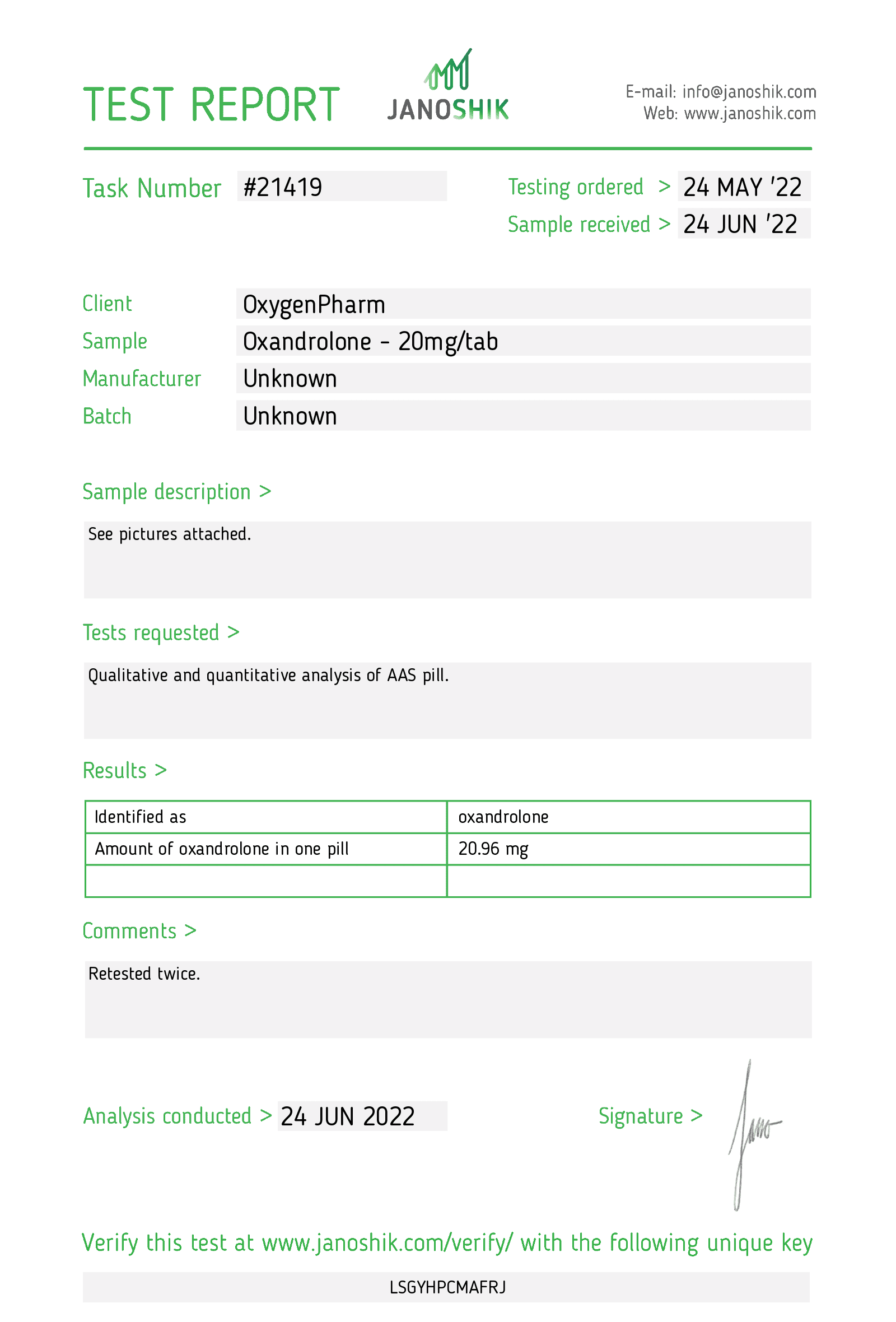 oxygenpharm Female Anavar 5mg 50 Tabs - Image 2